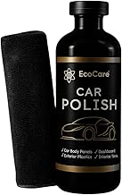 EcoCare Total Car Interior Cleaner Exterior Polish, Leather Conditioner & Polish for Streak-Free Finish, Perfect for Dashboards, Plastics, Vinyl, Leather and More, Pro Grade Shiner for Bikes, Cars