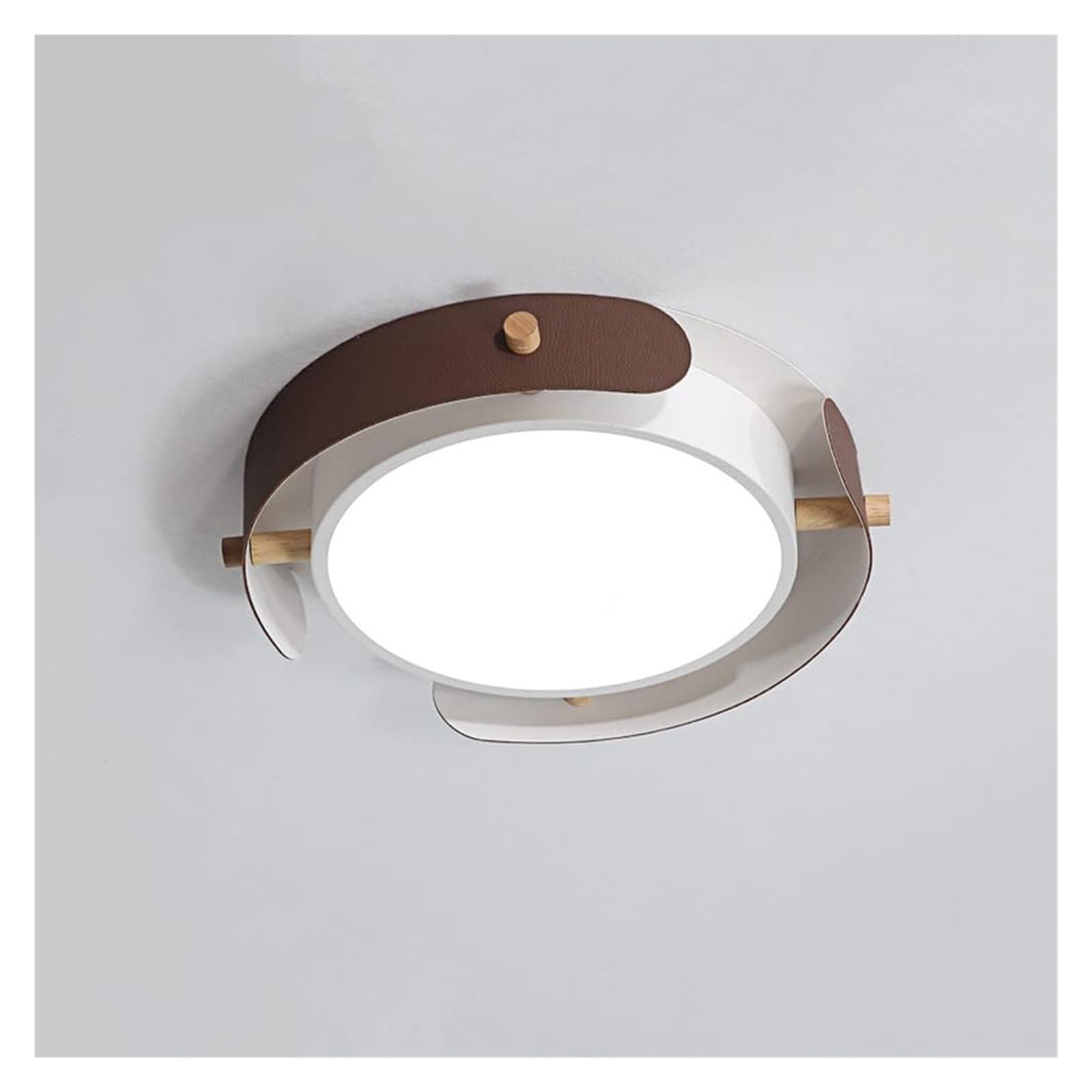 LYMSXAZOU Modern Geometric Chandelier Ceiling Light Fixture 18W Semi recessed Indoor Lamp with Wall Sconces