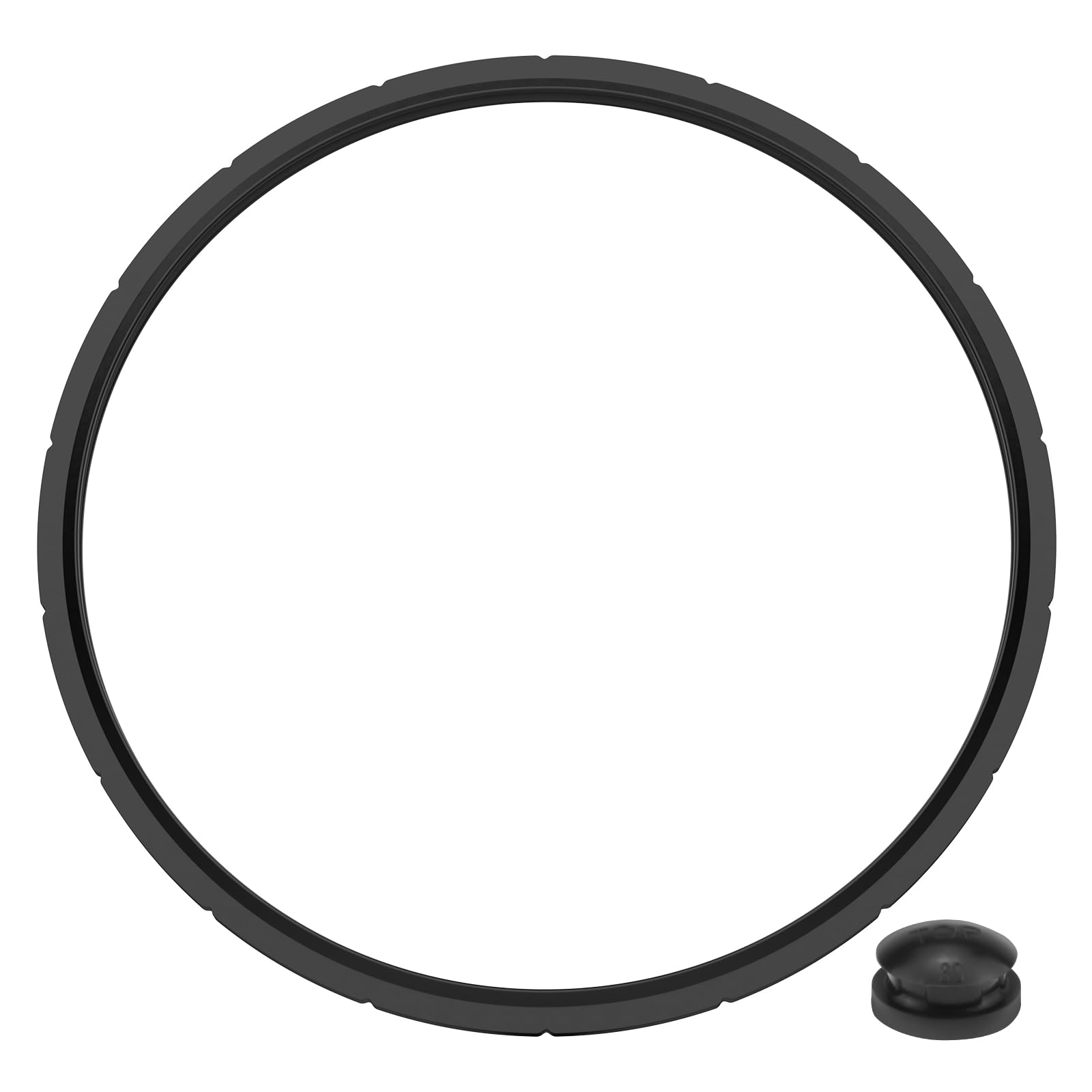 1 Set 09985 Pressure Canner Sealing Ring Gasket & Overpressure Plug, Rubber Pressure Canner Sealing Gasket Parts for Pre-sto 01751 01781 01784 01745 01755 01782 Pressure Cooker (16/18/23 Quart)
