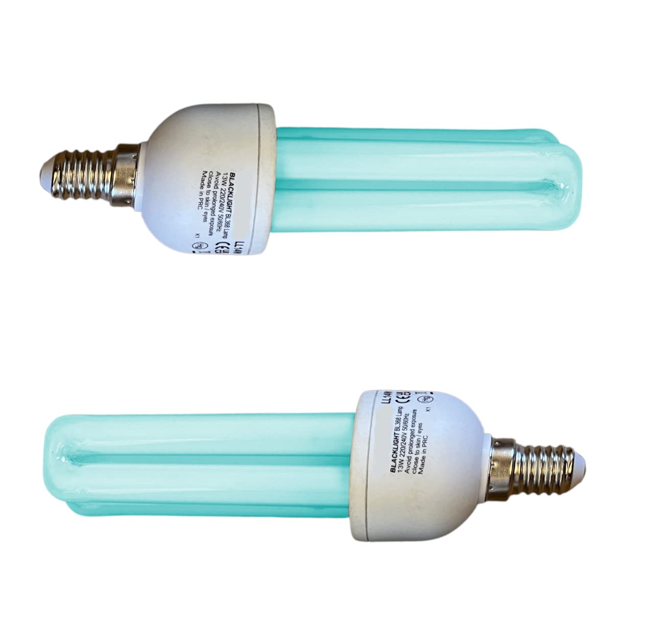 Premium Brand Replacement Electric Fly Killers Bulbs Screw in E14 13 Watt Tubes Lamps Bug Zappers Lights for C21 Hygiene Future Lux Pro Range and More (E1413W2U) Pack of 2