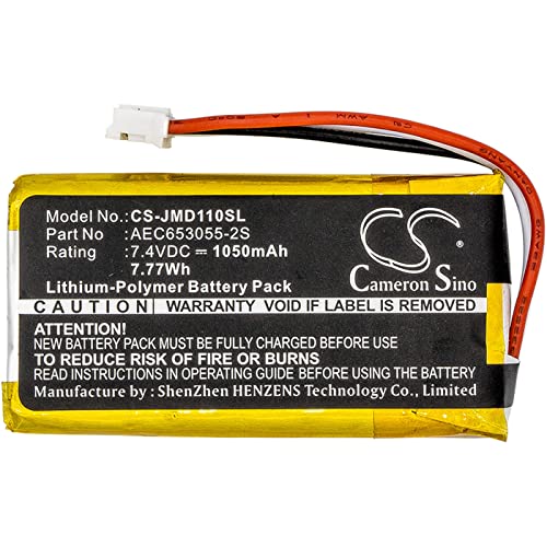 Cameron Sino Battery for JBL Flip, Flip 1 PN:JBL AEC653055-2S 1050mAh / 7.77Wh