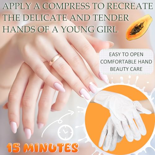 24-Pcs-Pawpaw-Moisturizing-Hand-Mask-Repairing-Hand-Mask-for-Dry-Skin-Sensitive-and-Oily-Skin-Exfoliating-Hand-Peeling-Mask-Repair-Rough-Skin-for-Men-Women-Smooth-Soft-Skincare-Gifts
