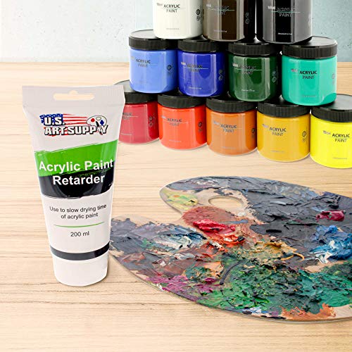U.s. Art Supply Acrylic Retarder Acrylic Medium, 200Ml Tube (6.7 Ounces) - Mixed With Color Gives You Longer Working Times #TOP4
