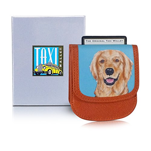 Taxi Wallet® TW95-GOLDEN RETRIEVER Soft, leather-like material, Compact, Front Pocket Folding Wallet - Cards, Bills, ID (Men & Women)2