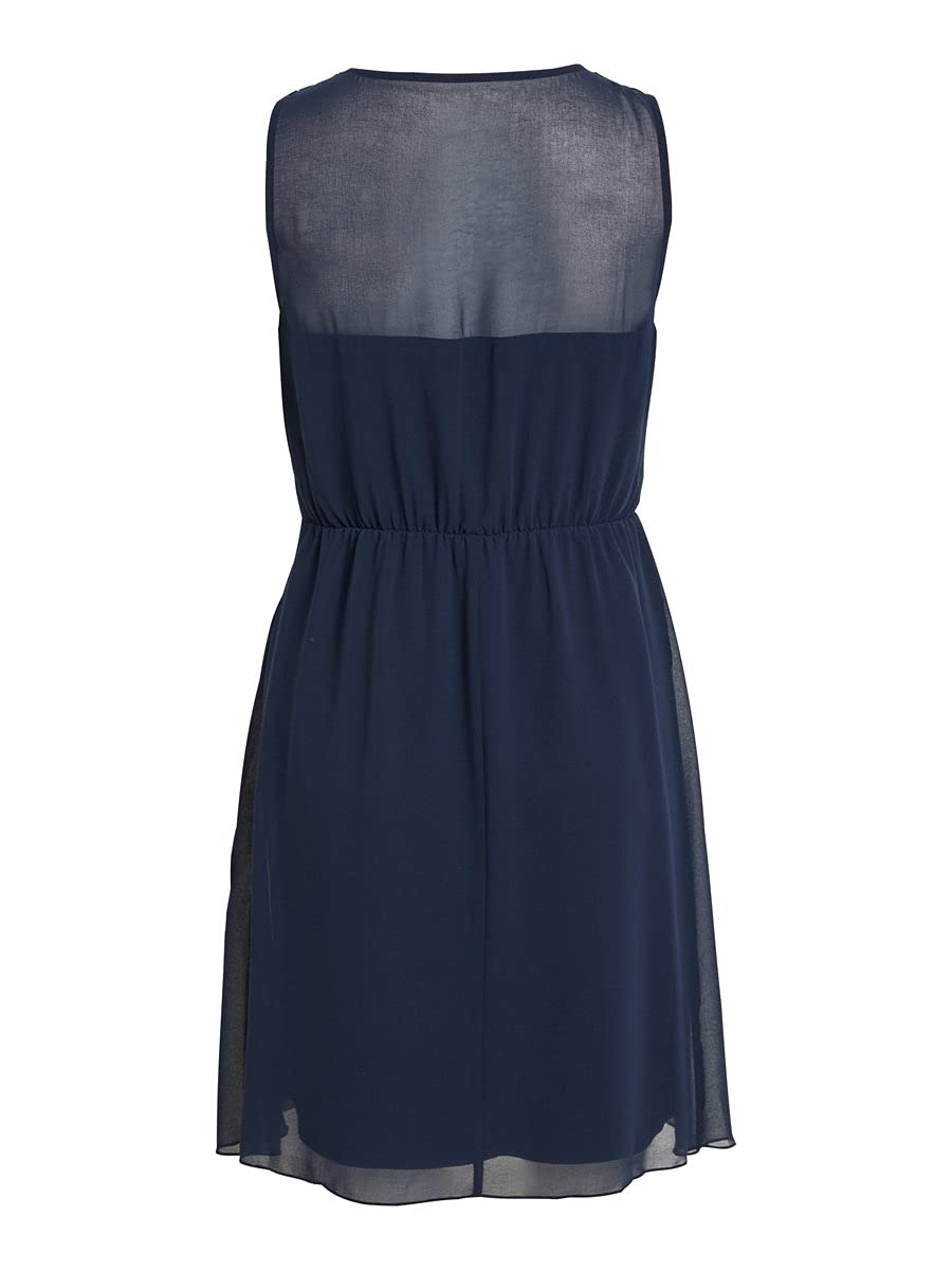 Vila Damen Vialli S/L Dress/Dc Kleid