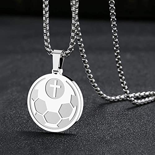 Hofoya Personalized Inspiring Soccer Pendant Necklace Sports Gifts Valentines Birthday Gifts For Boys And Girls Soccer Mom Or Men,Coach Or Teammate Gift. #TOP3