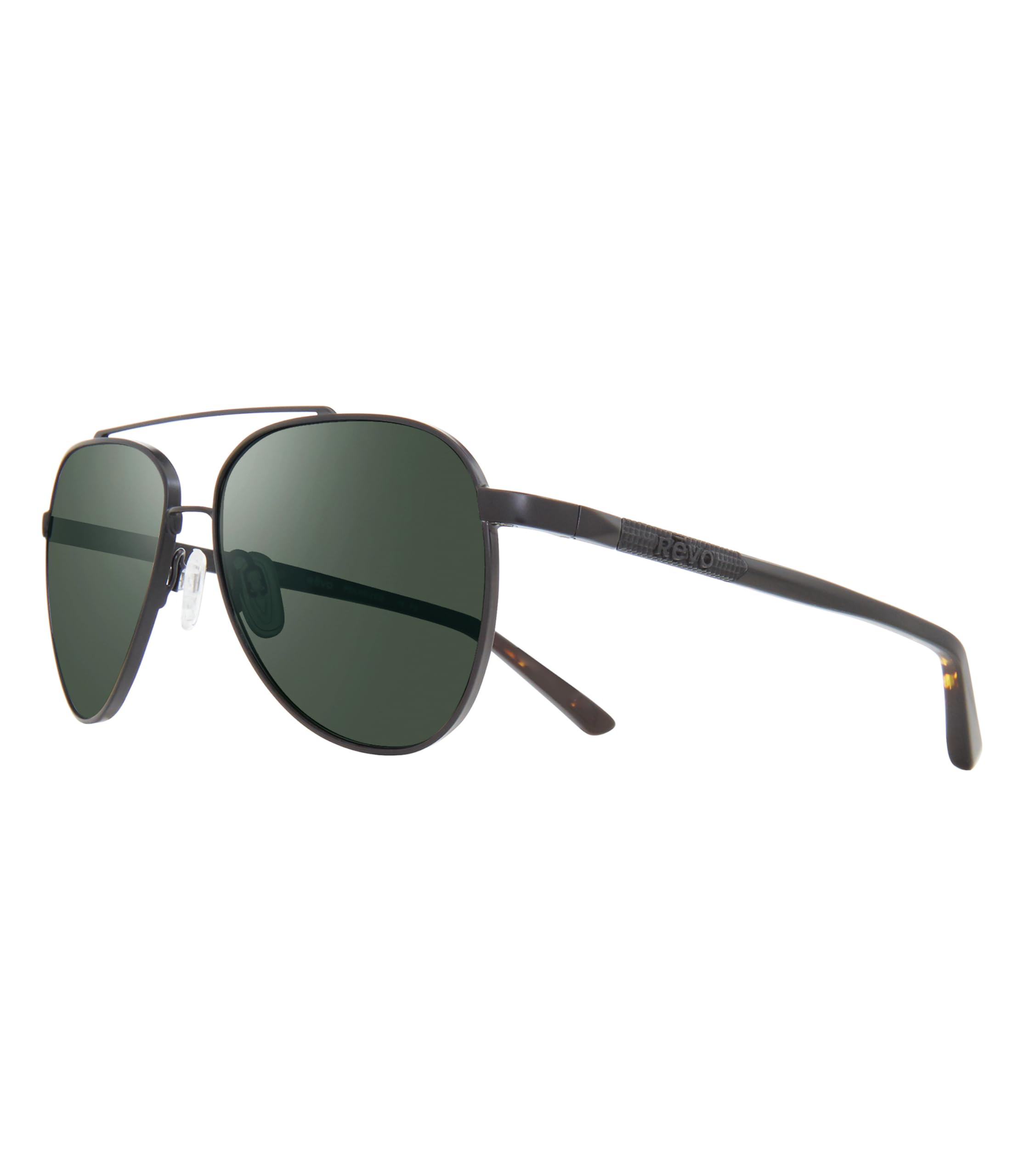 Revo Sunglasses Arthur: Polarized Crystal Glass Lens with Metal Aviator Frame