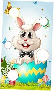 Toddmomy 1pc Easter Beanbag Flag Outdoor Cornhole Set Adult-Toys Children Toys Easter Basket Stocking Easter Party Games Easter Cornhole Game Cotton Banner Toss Games Banner Toss Game Flag