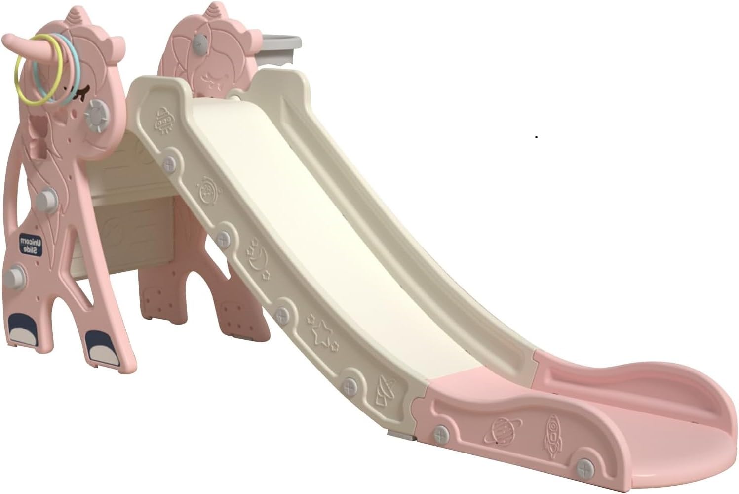Lnhcrbs Toboganes Infantiles Exterior Plegable, Toboganes Infantiles es Adecuado para Uso en Interiores y Al Aire Libre, Escorrega Infantil Exterior Está Hecho de Polietileno de Alta Densidad