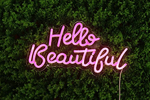 Image of LED Neon Sign Night Light for Wall Party Decor Bedroom Room Bar Wedding Home Birthday Art Decoration Christmas with USB Chain Light modulator 5v (lets party blue)
