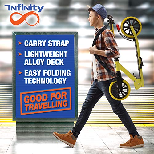 Serenelife Foldable Kick Scooter - Stand Kick Scooter For Teens And Adults With Rubber Grip At Tip, Alloy Deck, Adjustable T-Bar Handlebar Height, Smooth Gliding Wheels, Easy Maneuvering #TOP7