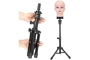 MINI Wig Stand Tripod, 25 Inch Adjustable Mannequin Head Stand