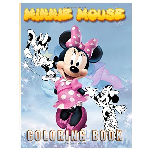 Minnie Mouse Coloring Book: Impressive Coloring Books For Adults, Tweens, Perfectly Portable Pages