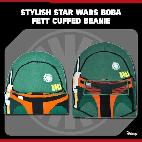 Image of Concept One Star Wars Boba Fett Beanie Hat, Knitted Winter Cap