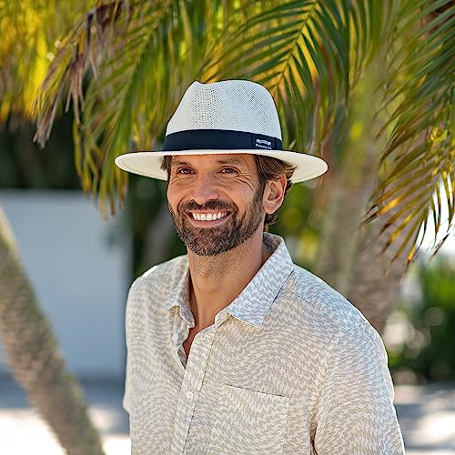 Sombrero safari de paja Panama Jack para hombre miniatura 4