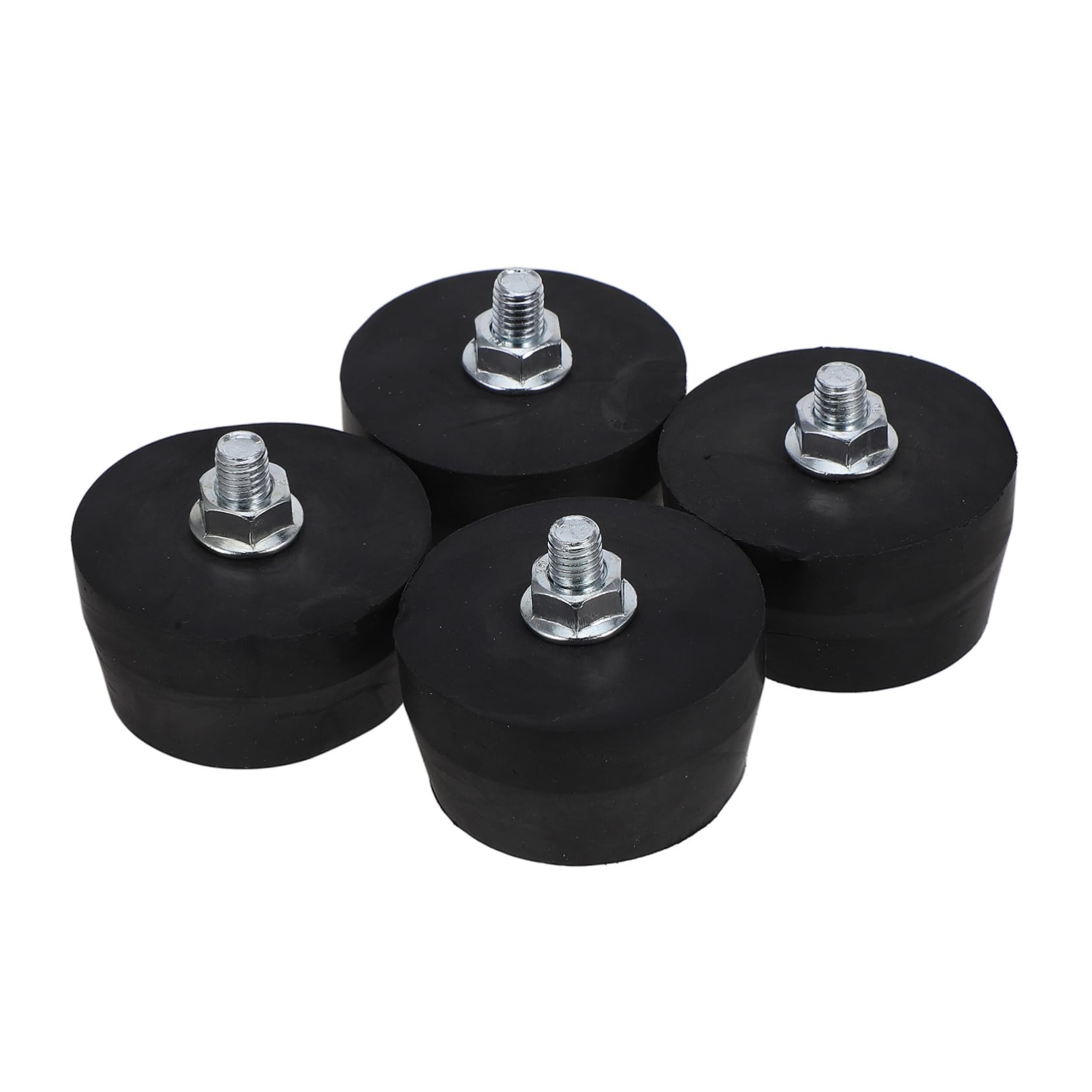 WOONEKY 4Pcs Heavy Duty Rubber Feet Cushion Pads for Air Compressors Noise Reduction Stabilizer Compatible with Various Machinery Secure Non Slip
