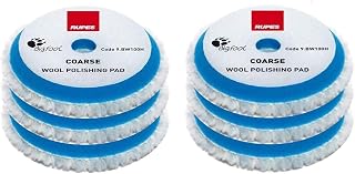 Detailer's Domain Rupes Bigfoot Coarse Blue Wool Pad - 6 Packs (6.7" (170mm))
