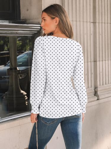 Image of AUTOMET Womens Long Sleeve Shirts Fall Blouses Tops Business Casual Outfits