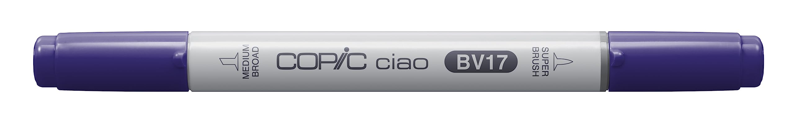 Copic Ciao Coloured Marker Pen - (BV-17) Deep Reddish Blue, For Art & Crafts, Colouring, Graphics, Highlighter, Design, Anime, Professional & Beginners, Art Supplies & Colouring Books