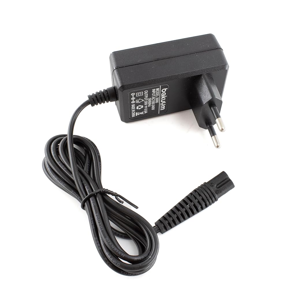 Cargador Adaptador de Corriente 30V 0.6A para Cecotec Conga Rockstar 300/500 / 700/1200 / 1300. 150 CM.