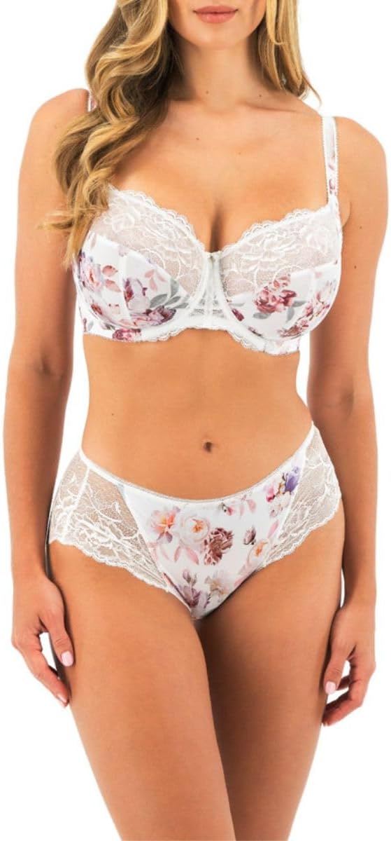 Fantasie Pippa Short Brief Mid Rise Lace Boyshorts Short Knickers Lingerie White