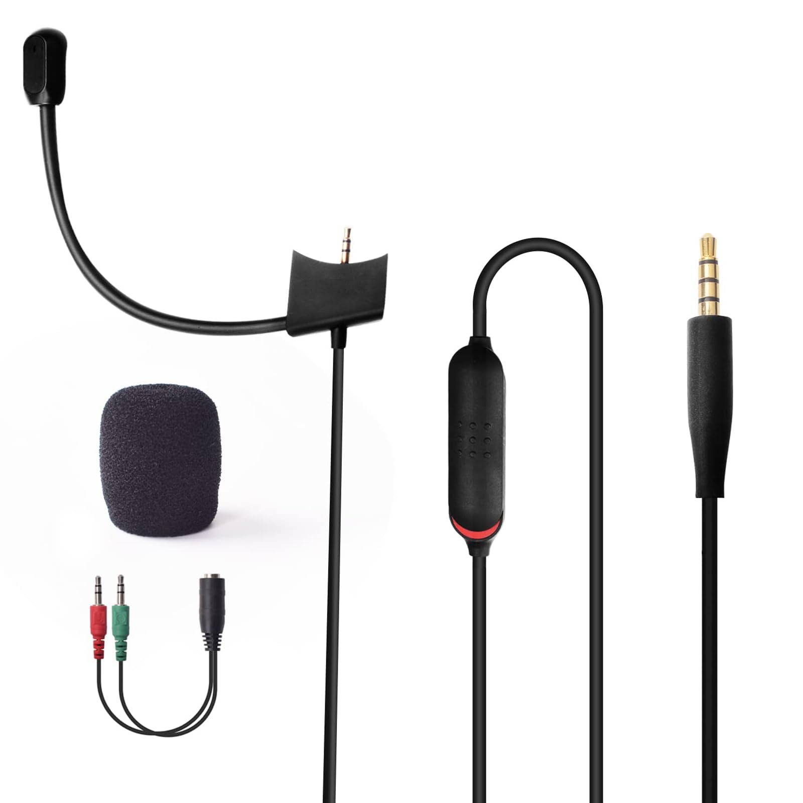 Microphone Bose QC35 II câble de rechange avec fonction muet pour console et PC - 7