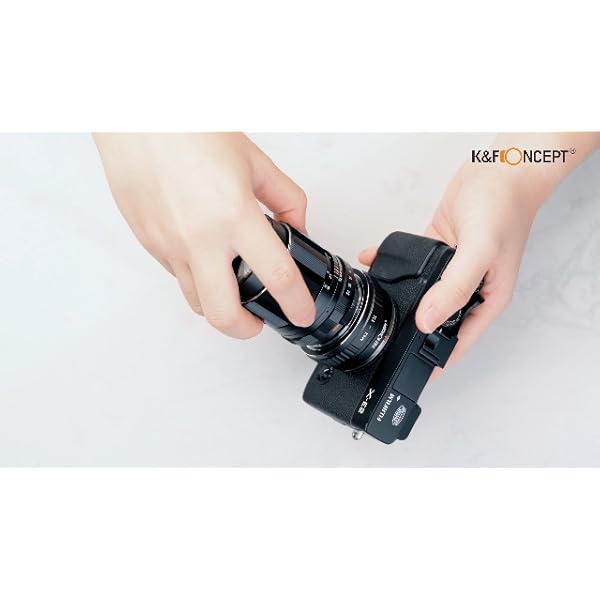 K&F Concept M42-FX II Kupfer-Bajonett Objektiv Adapterring,Objektivadapter,Adapter Fuji,Adapter Ring für M42 Objektiv… – Bild 8