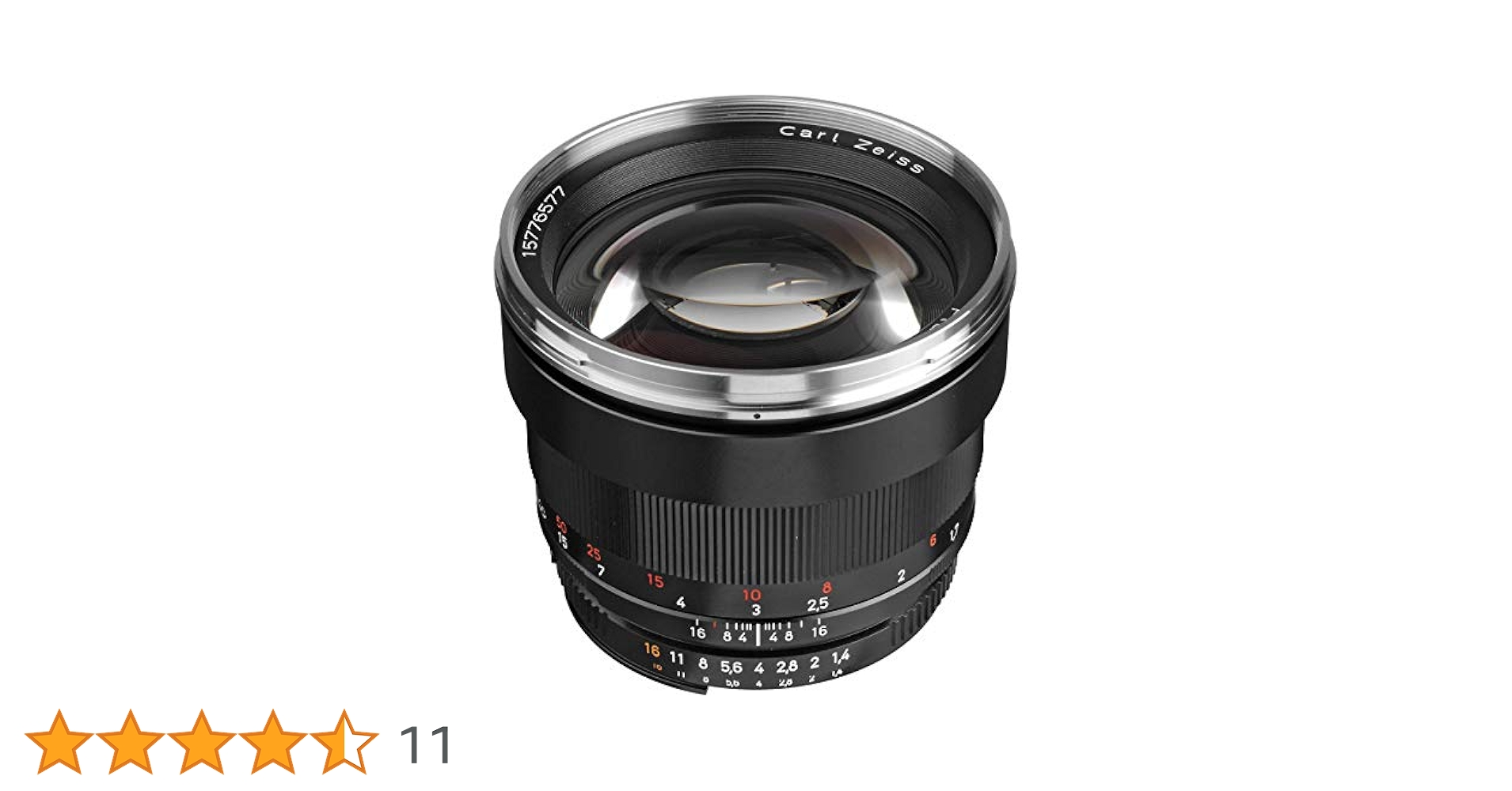 ZEISS Classic Planar ZF.2 T* 85mm f/1.4 Standard Camera Lens