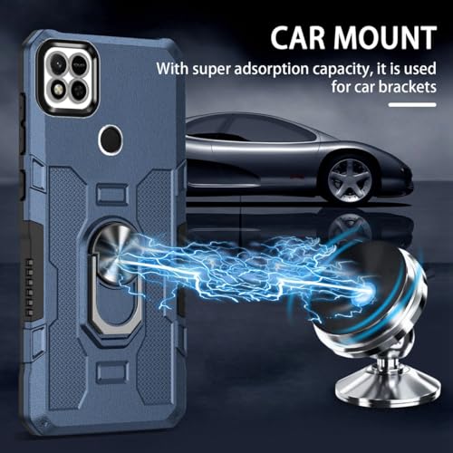 Coque résistante aux chocs Xiaomi Redmi 10A avec anneau support vidéo - 4