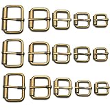 YIXI-SBest 50 Pcs Assorted Multi-Purpose Metal Roller Buckles Belts Hardware Pin Buckle for Bags Lea