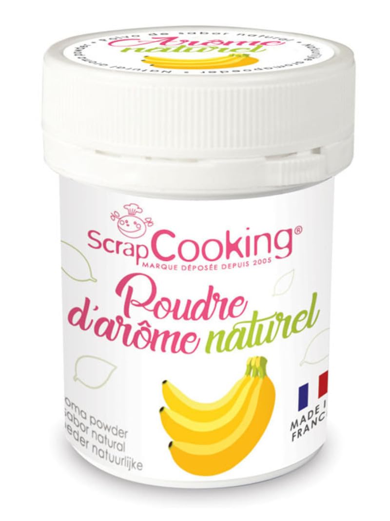 Arôme alimentaire naturel en poudre Banane - Scrapcooking