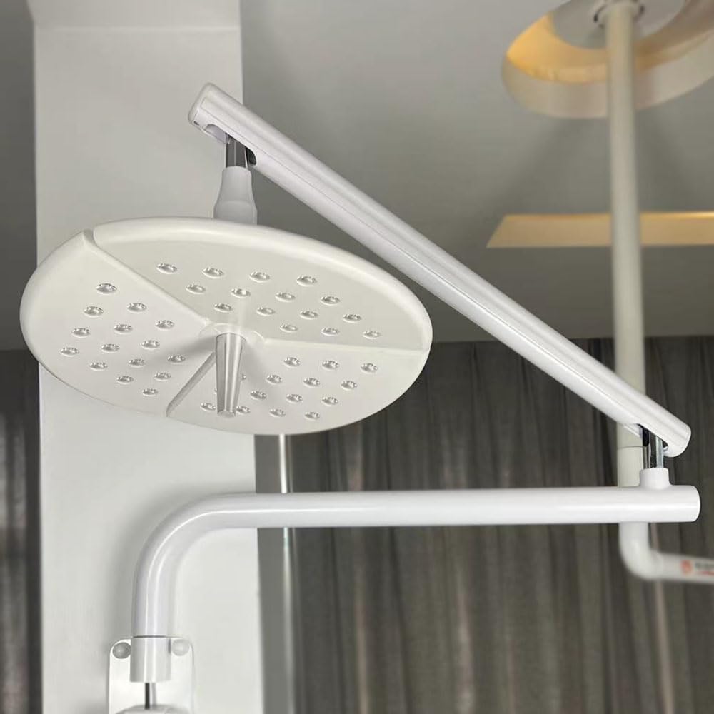 TDOUBEAUTY LED Surgical Examination Light, 40cm Panel, 60W, 180° Rotation, Wall-Mounted Adjustable Arm