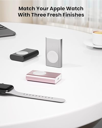 Miniatura 8 de Cargador portátil 2024 para Apple Watch, cargador inalámbrico para iWatch 98765432SEUltra, cargador rápido para iPhone Watch con llavero, magnético,