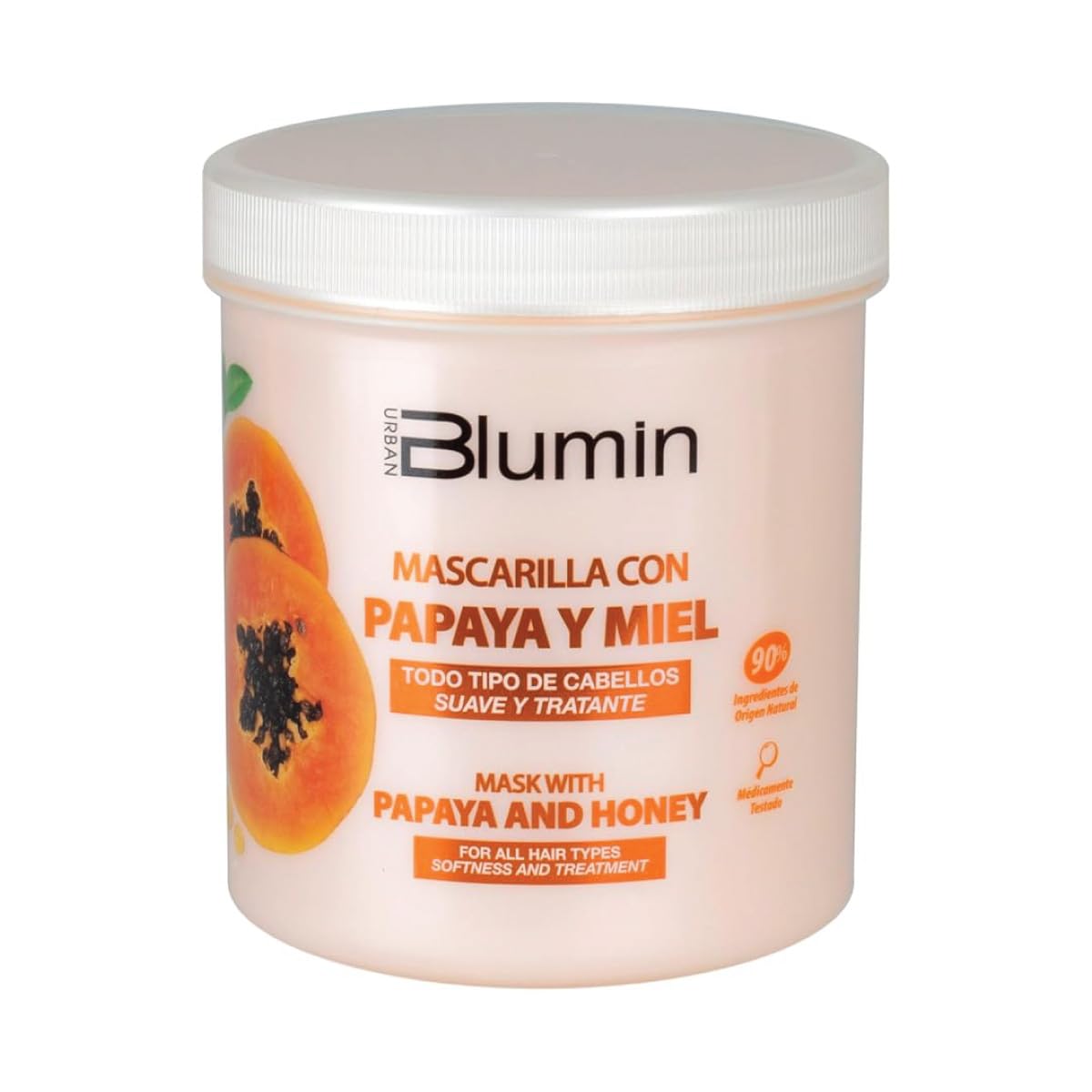 Repairing and Hydrating Hair Mask with Papaya and Honey, 700 ml.