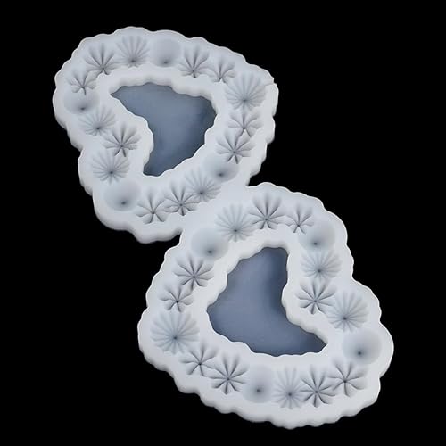 Miniatura 9 de mostsom Moldes de silicona para piruletas, molde de caramelo de chocolate, moldes de lechón de paletas de flores, panales de chocolate, moldes para