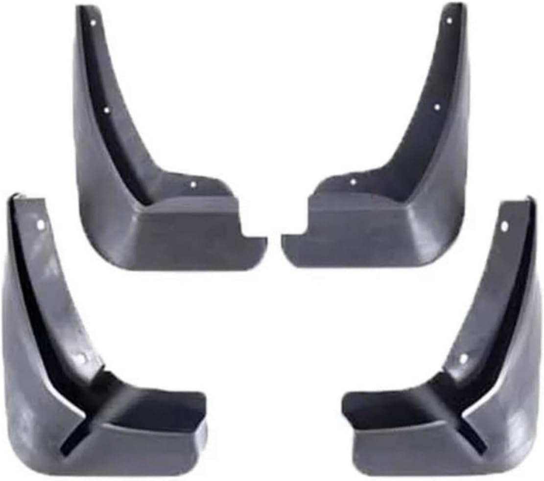 Kfbjm Black 4 Pcs Car Mud Flaps For Fiesta St-Line Stline Mk8 2021 2022 2023, Waterproof Protective Splash Fender Front Rear Mudflaps Wheel Protection Accessories