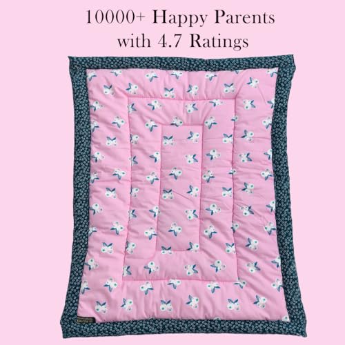 Image of Bedding Mattress for Cotton, Baby Sleeping Bed Set Godari Baby Cradle |Sleeping Mat |Multi Purpose Cushioned Bed |Baby Bed for 0 to 2 Years.