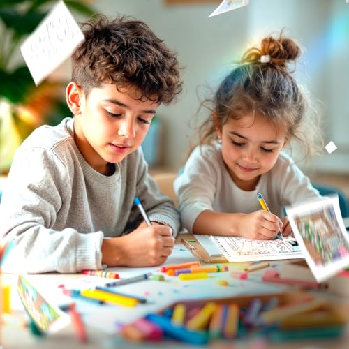 Livro Para Colorir Capa Dura Bobbie Goods Criativo Pintar Adultos e Crianças (Rosa)