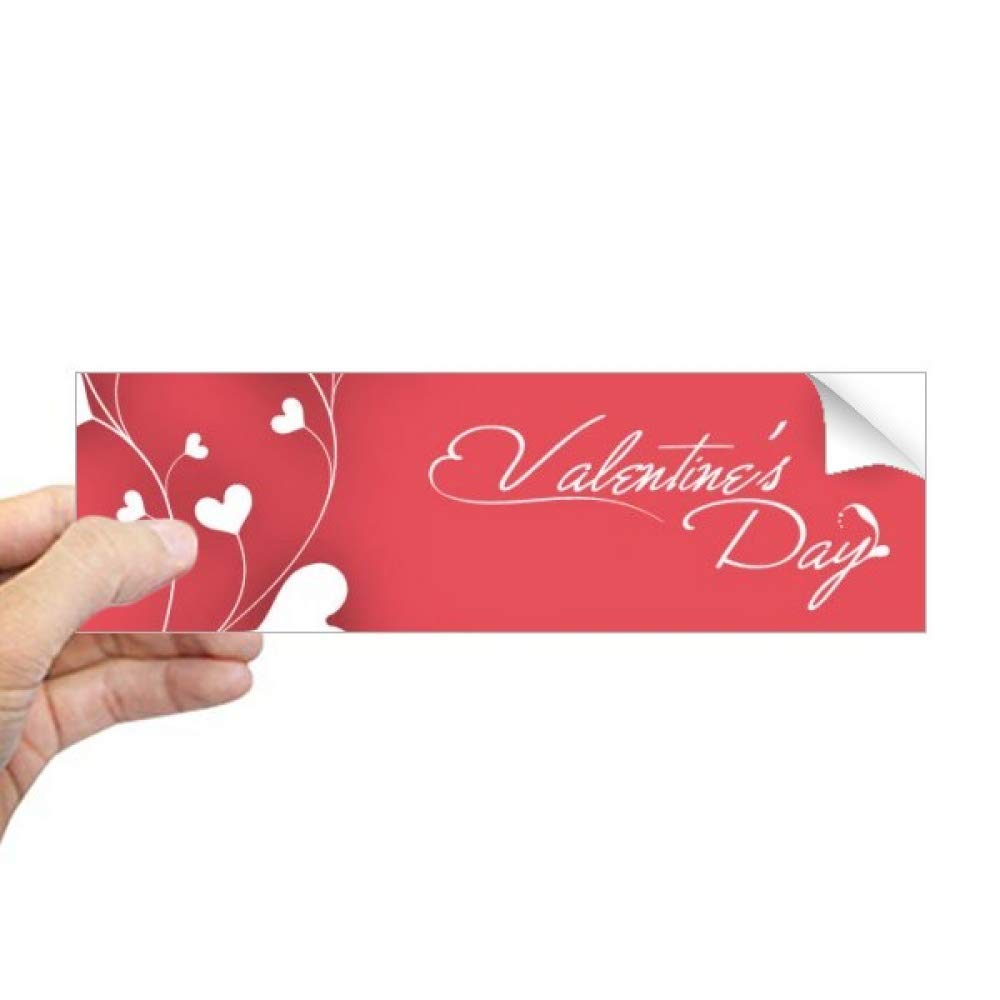 Adhesivo rectangular de corazones para personalizar tu portátil y ventanas este San Valentín