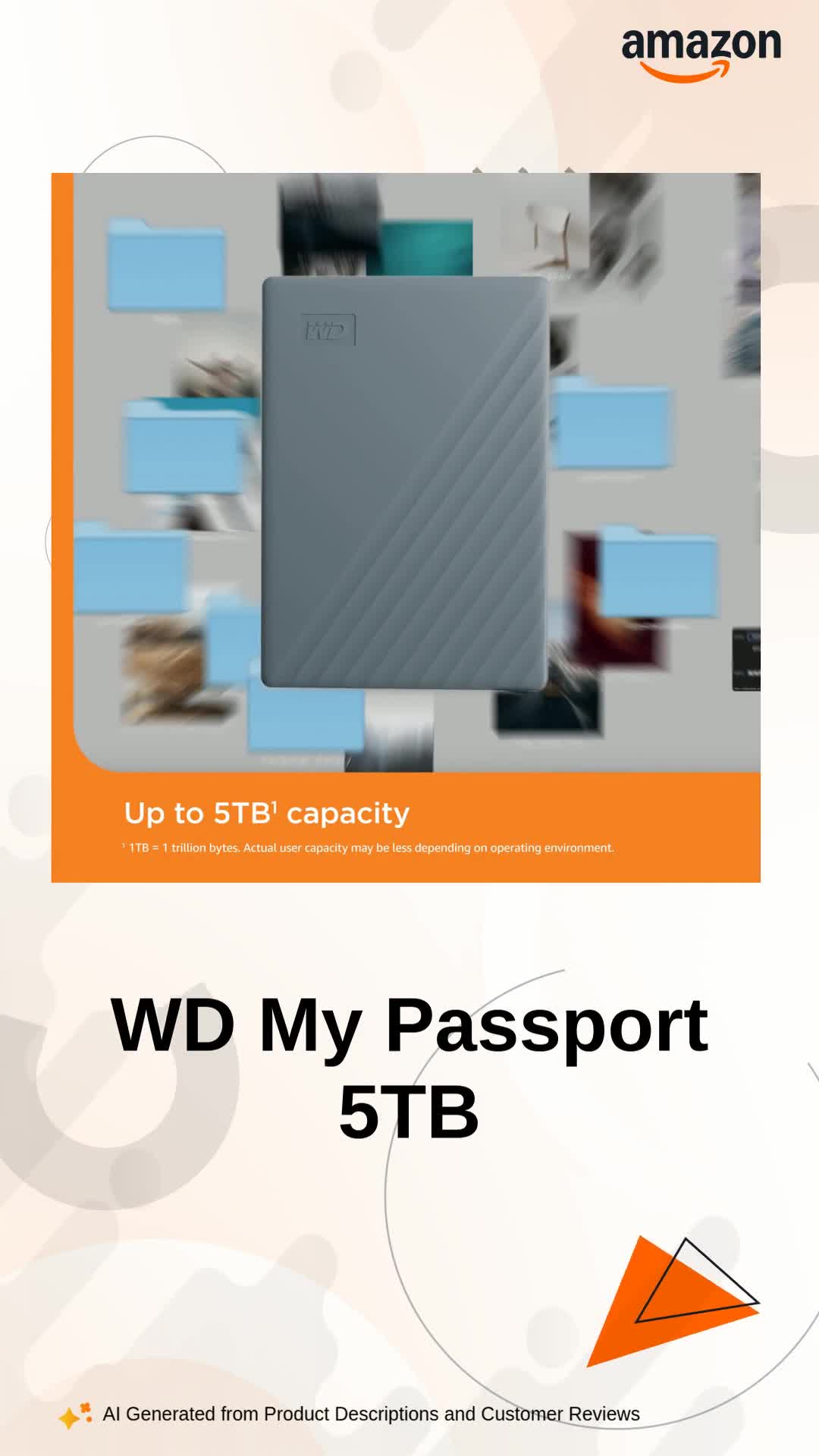 WD Western Digital My Passport Portable Hard Drive