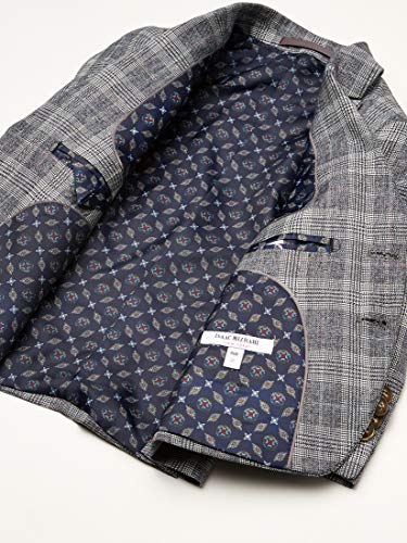 Isaac Mizrahi Boys' 2-Piece Multi-Plaid Suit, Blue/Beige, 10 #TOP3