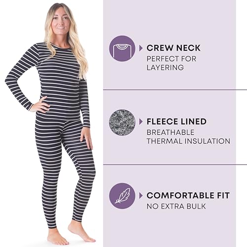 Image of Rocky Thermal Underwear For Women (Thermal Long Johns Set) Shirt & Pants, Base Layer w /Leggings /Bottoms Ski /Extreme Cold