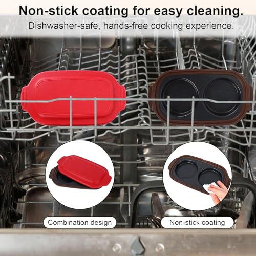 Cuiseur à œufs micro-ondes en silicone pour stopper les éclats - 8