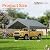 VINGLI 12x20 Carport Canopy with Galvanized Steel Frame, Portable Heavy Duty Garage with Water-Proof Covers for Cars, Boats, Trucks, Dark Gray