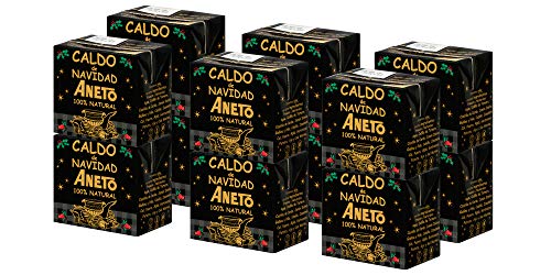 Aneto 100% Natural - Caldo de Navidad - caja de 12 unidades de 500ml