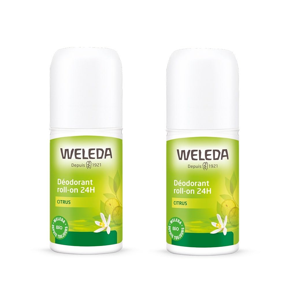 Weleda Citrus Deodorant Roll-on 24H 2 x 50ml