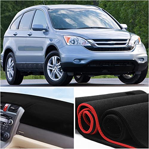 Keegtbox Dash Mat Cover Custom Interior Center Console Compatible With Honda Cr-V Suv 2007 2008 2009 2010 2011 Dashboard Mat Covers Accessories (07-11 Black Trim) #TOP3