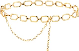Amazon.com: gold chain belt