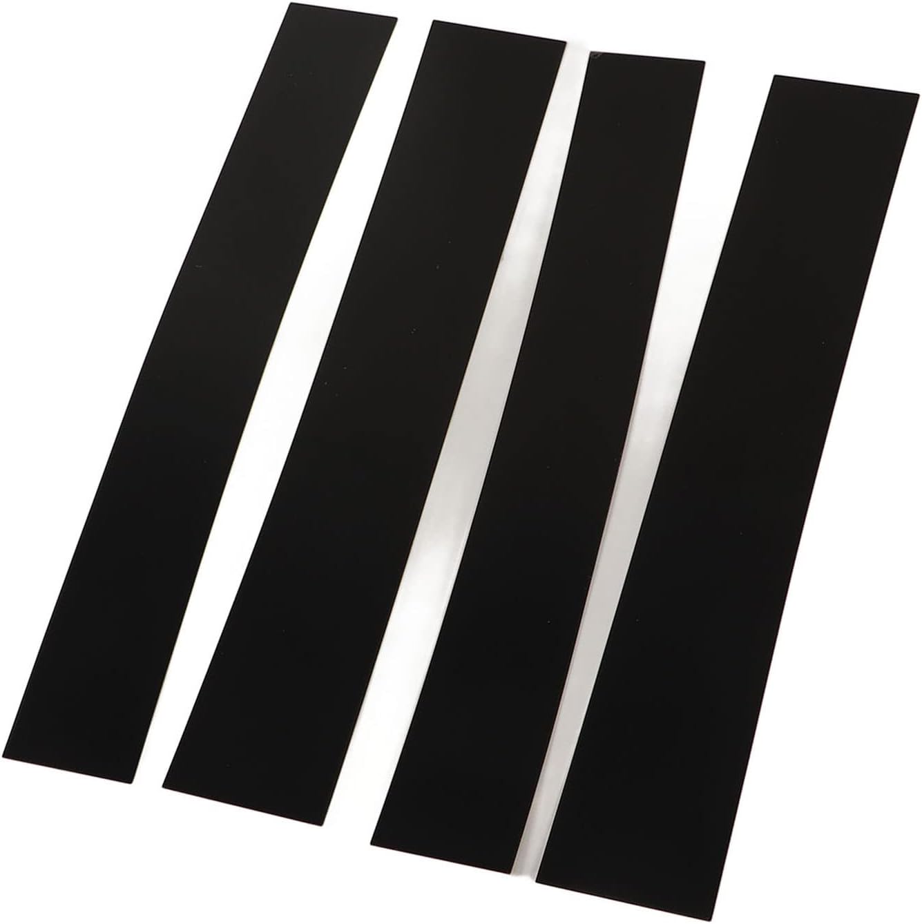Car Side Door Window Cover Trim,Glossy Black Pillar Posts Decal Sticker (Escalade 2007‑2014)