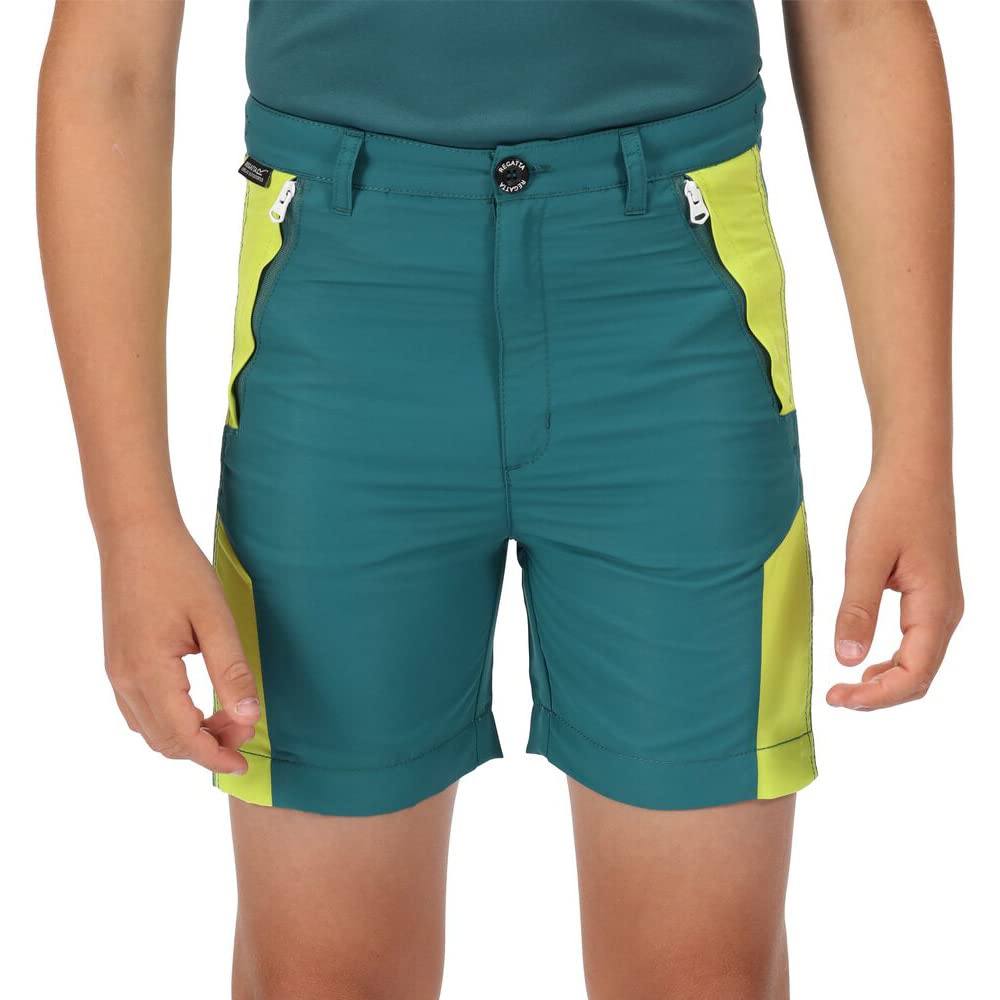 Regatta  Kids Sorcermounts Walking Shorts - Pacifg/Brkiw - 11-12yrs